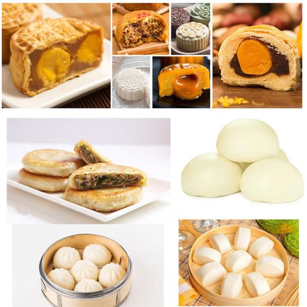 Panda Cookie Puff Pastry Mooncake Stuffed Tulumba Make Encrust Machine Fully Automatic