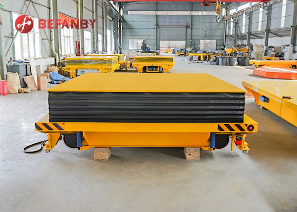 Steel Box Beam Structure Rail Transfer Cart With Lift Device