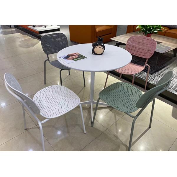 High Top Round Outdoor Pub Tables 70cm Stainless Steel Cocktail Table