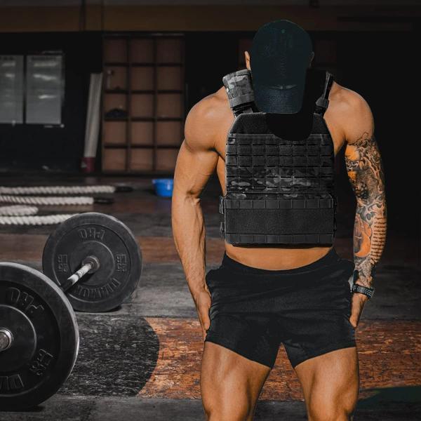 Padded Tactical Gun Bag Carry Army Military Weighted Vest With Plates 20kg