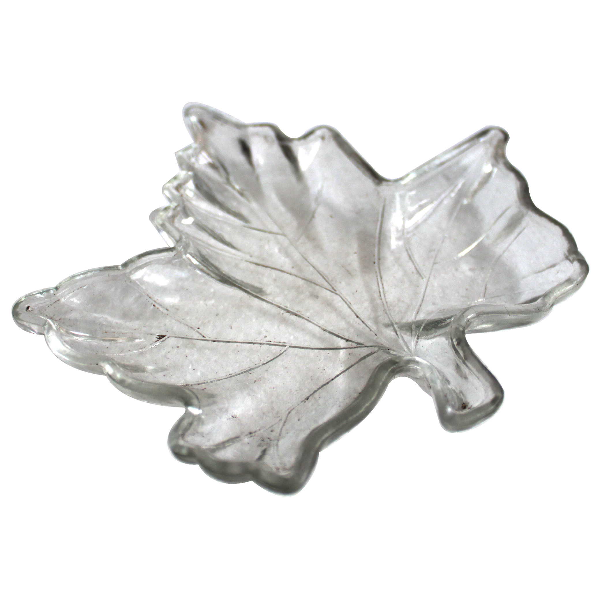 Leaf Glass Candle Holders