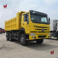 Camión volquete resistente de la rueda de Howo 20 Ton Construction Gravel Tri Axle 10