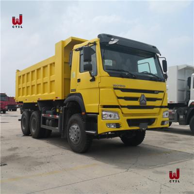 Caminhão basculante resistente da roda de Howo 20 Ton Construction Gravel Tri Axle 10