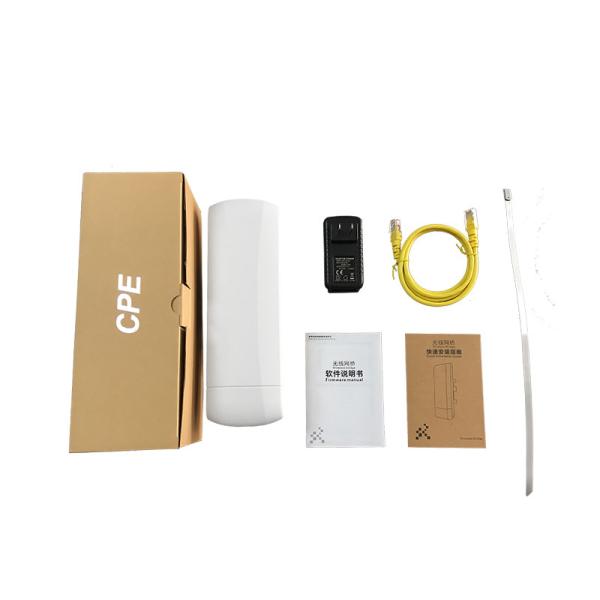 Wifi 2.4 Poe Router Outdoor Point To Point CPE With 1-2KM Coverage Range