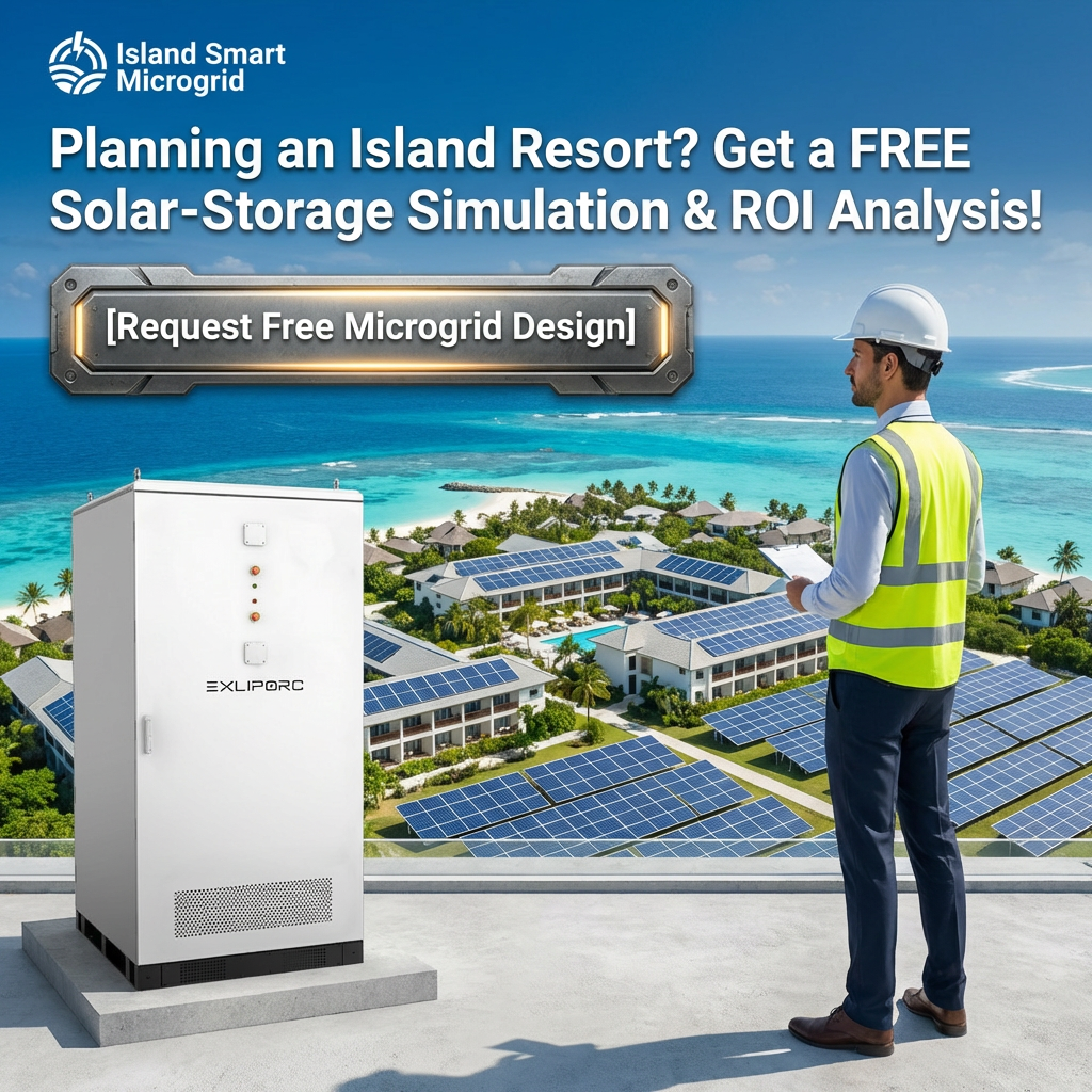 125kW 261kWh Island Smart Microgrid BESS Salt Mist Resistant Solar Wind Hybrid Energy Storage