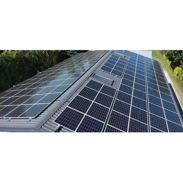 182mm Half Cut Cell Monocrystaline Silicon 420W-440W All Black Mono Solar Panel Module