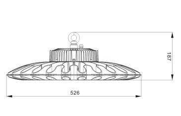 Super bright 200W led high bay lightS , led industrial light fixtures