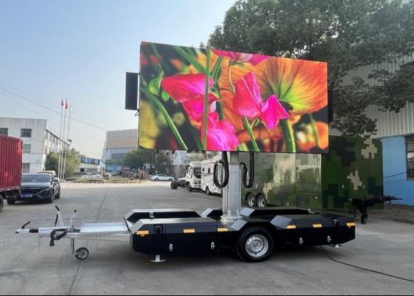 Módulo conveniente móvel exterior da exposição de diodo emissor de luz 250*250mm do caminhão P4.81 do brilho alto