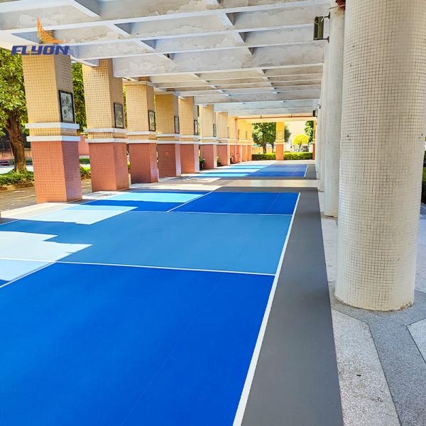 2-3 Mm Thickness Pickleball Court Mat with 8 Years Service Life for Indoor and Outdoor Use
