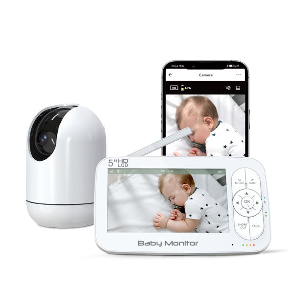 Lcd Home Security Wireless Baby Monitor Auto Tracking 2.4Ghz Baby Monitor Wifi