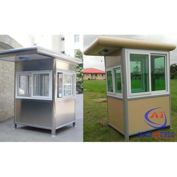 Дом комнаты предохранителя нержавеющей стали Prefab с большими стрехами