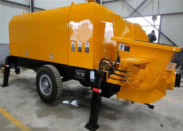Electric Remote Controller Hydraulic Concrete Pump For Concrete / Cement Pumping Works
