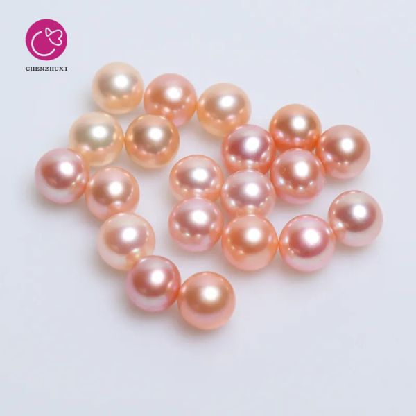 Half Drilled Real Drop Shape Freshwater Pearl High Quality Flawless Rice Shape Natural Loose Pearl
