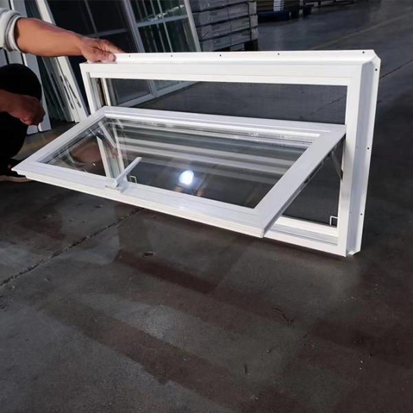 WEIKA UPVC Custom Double Glass Aluminum Hopper Window Цена на квадратный метр