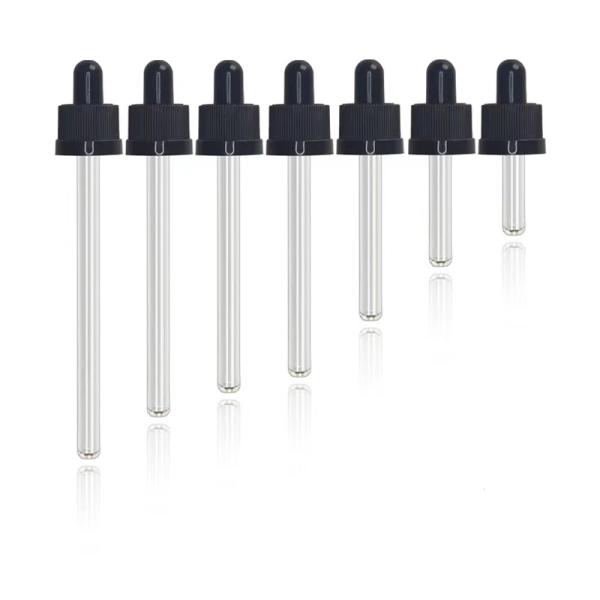 18mm 20mm 24mm Pp Plastic Glass Dropper For Essential Oil Bottle