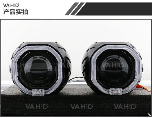 CH28S  2.5inch Square Crystal angel eye Bixenon Car hid xenon projector kit