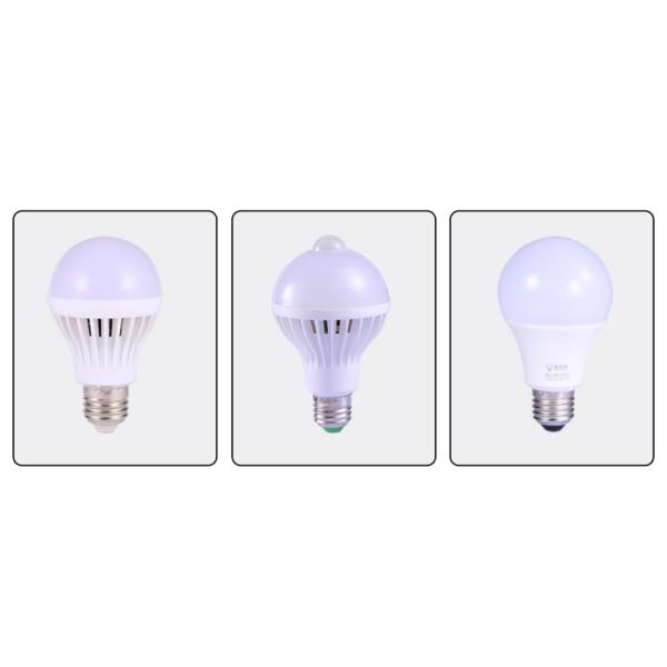 Epistar Sanan LED Chip Motion Sensor A60 7w LED Light Bulb with Custom Design