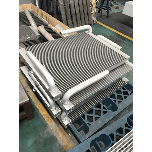 85KW Air Compressor Heat Exchanger With Precise Temperature Control Industrial Aluminum