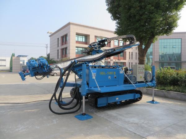 Rotary System Drilling Rig Construction , Hydraulic Crawler Drilling Machine MDL - 150H