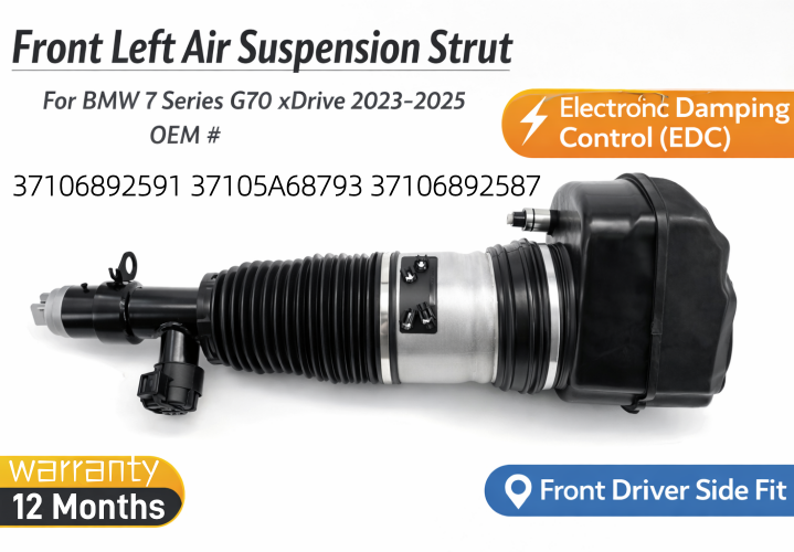 Replacement Air Ride Strut Front for BMW 7 Series G70 xDrive with EDC 37105A68793