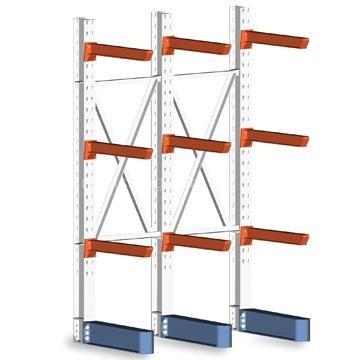Estantes de almacenamiento con voladizo de acero de alta resistencia Estantes de almacenamiento con voladizo industrial OEM disponibles
