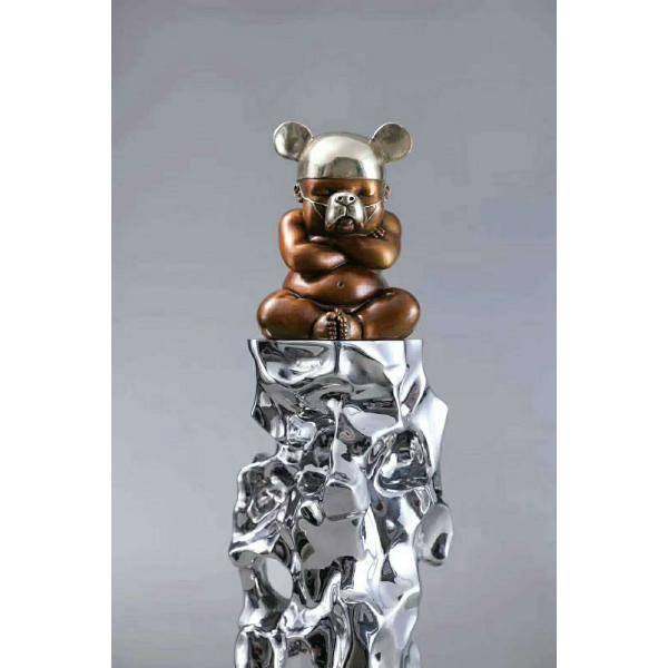 stainless steel sculpture for artist ,mirror finish ,China stainless steel Sculpture supplier