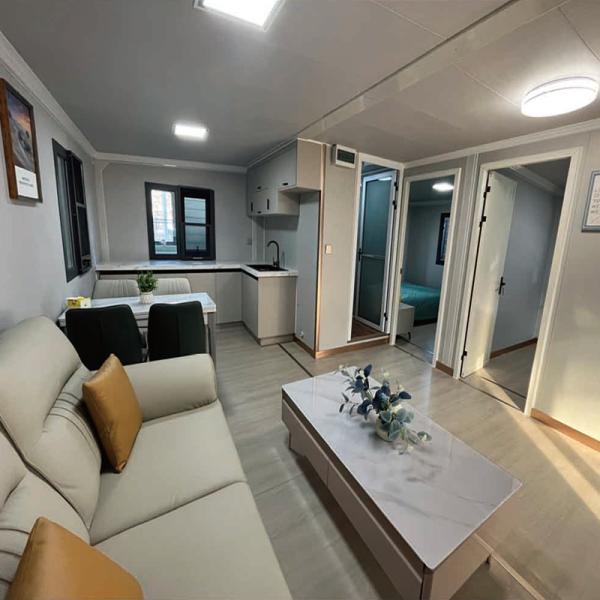 40ft Container House Расширяемые плоские модульные здания