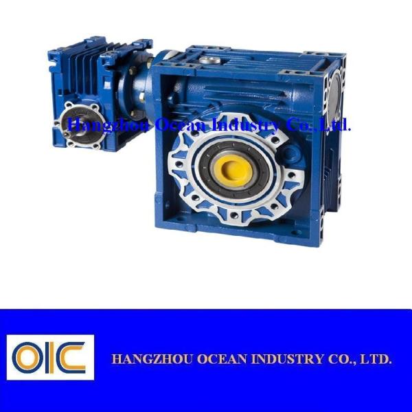 Combination Worm Gear Units Gearbox Aluminum Case NMRV / NMRV030+040 , 030+050 , 030+063 , 040+075 , 040+090 , 050+110