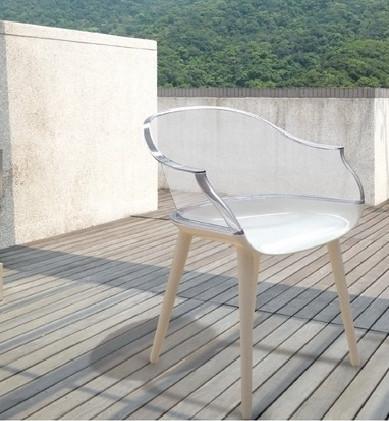 clear plastic Cyborg chair factory transparent plastic Cyborg chair exporter