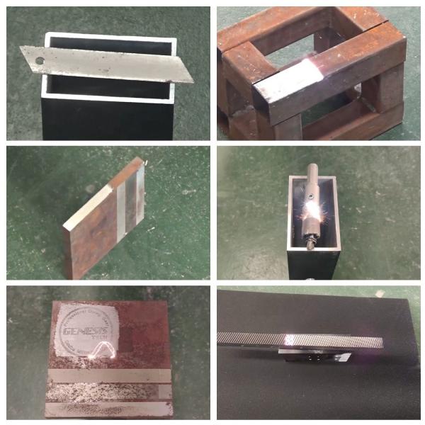 200KHz Metal Laser Cleaning Machine , 1064nm 100 Watt Laser Rust Removal