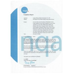 Anping Shiheng Medical Instruments CO.,LTD Certifications