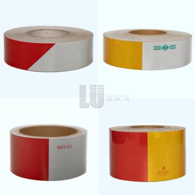 Chevron Right / Left Hand Honeycomb Reflective Tape Yellow And Red