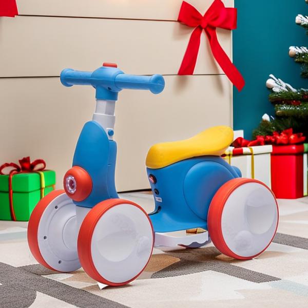 2023 Электрический балансовый автомобиль с функцией дистанционного управления и пластиковым колесом Биби свисток