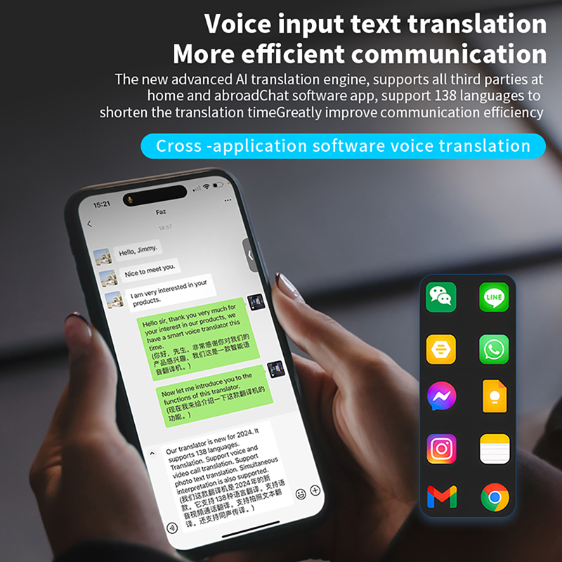 Summary Mobile Translator 147 Languages Video Calling AI Translation Device