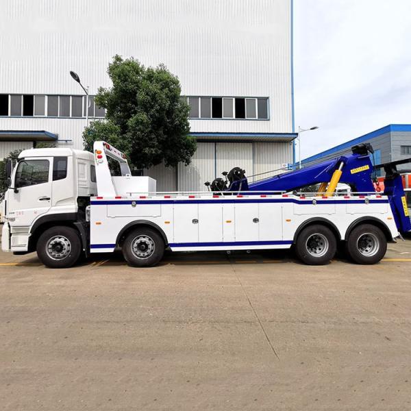 Dongfeng Recovery Towing Trucks Road Accident Rescue Truck with 40t Crane 360degree Rotation Wrecker Tow Truck