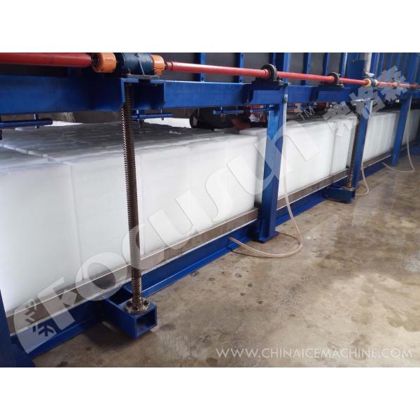 Máquina de hielo en bloque de gran capacidad de 20 toneladas por día con compresor Bitzer
