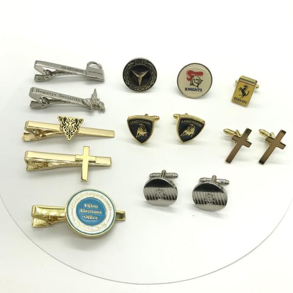 Shiny Gold Cross Cufflinks  , Shirt Suit CuffLinks Mens Accessories