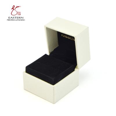 Caixas de presente de Ring Packaging White Cardboard Christmas elegantes