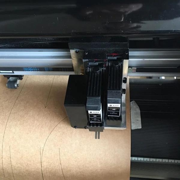 2 in 1 Inkjet Plotter and Cutter Machine with Continuous Ink Cartridge for 2000mm to 2600mm Paper Size and 150-600DPI Printing Resolution