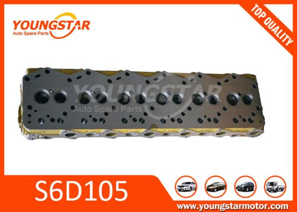 KOMATSU 6D105 Engine Cylinder Head 6137-12-1600 Diesel Engine Head