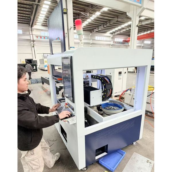 QH - Automatic Vibratory Bowl Loading Full-Closed-Loop Automated Precision Processing with Laser Cutting
