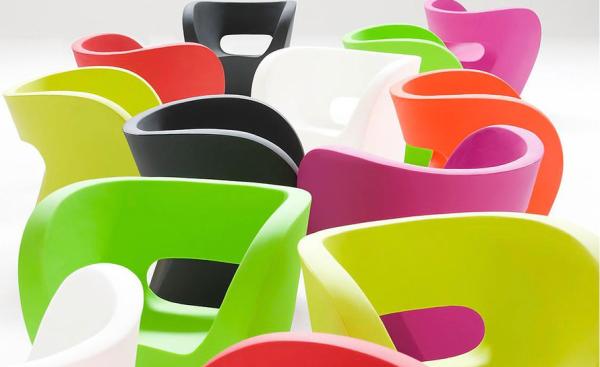Fiberglass Little Albert Armchair , Leisure Use Living Room Armchair Various Colors