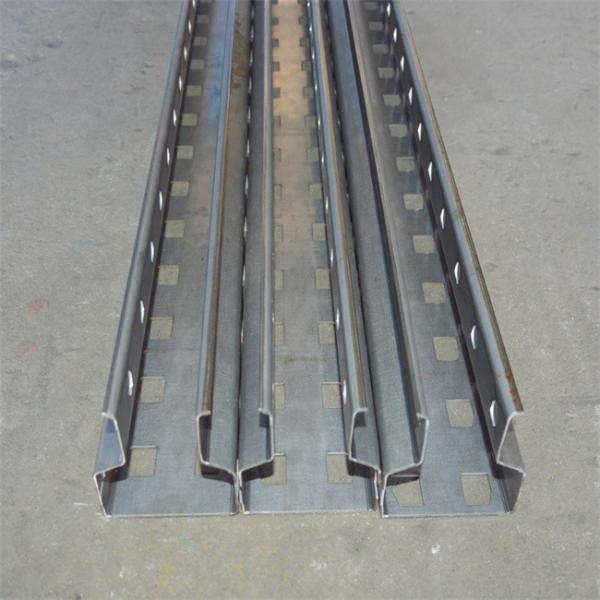 1-3mm GI Steel Rack Upright Roll Forming Machine  hydraulic cutting and punching