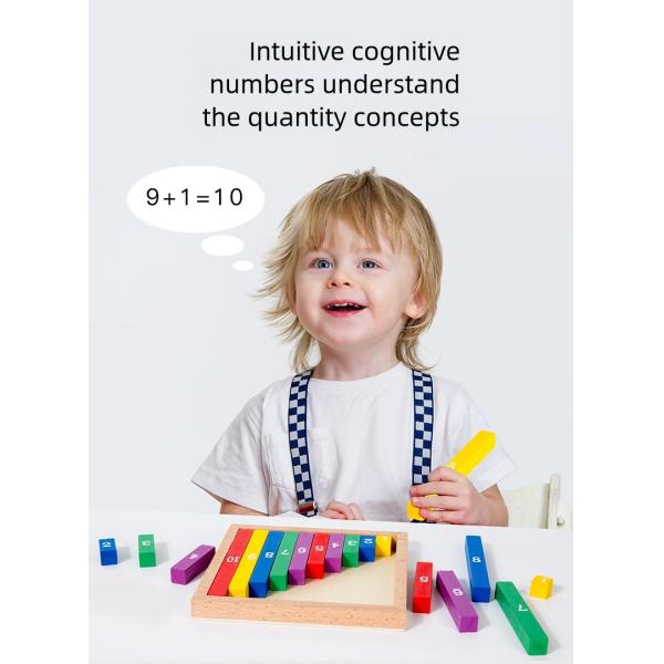 Montessori Mathematics Math Teaching Aids Kids Preschool Education Toys Wooden Math Learning Toys