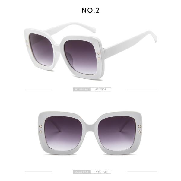 BSCI Oversized Cat Eye Plastic 145MM Gradient Lens Sunglasses