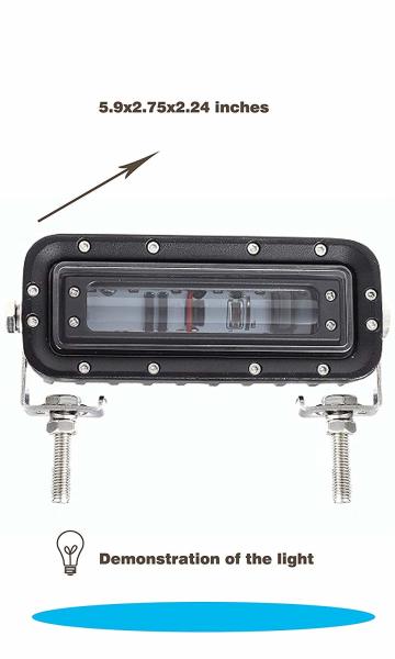 10-80V LED Straight line Forklift Area Safety Light LED Work lights Blue/Red Zone Risk Danger Area Warning Light