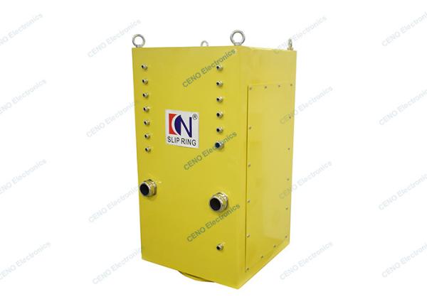 High Current Carbon Brush Slip Ring with Ethernet Signal For Harbour Machinery