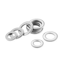 304 acier inoxydable petit lave-linge plat GB848 petit lave-linge plat métal petit lave-linge rond M1.6- M36