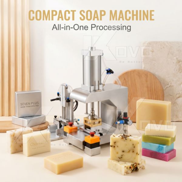 Custom Bath Soap Mold Stamper Semi Auto Soap Shape Printer Energy Saving Carbon Steel