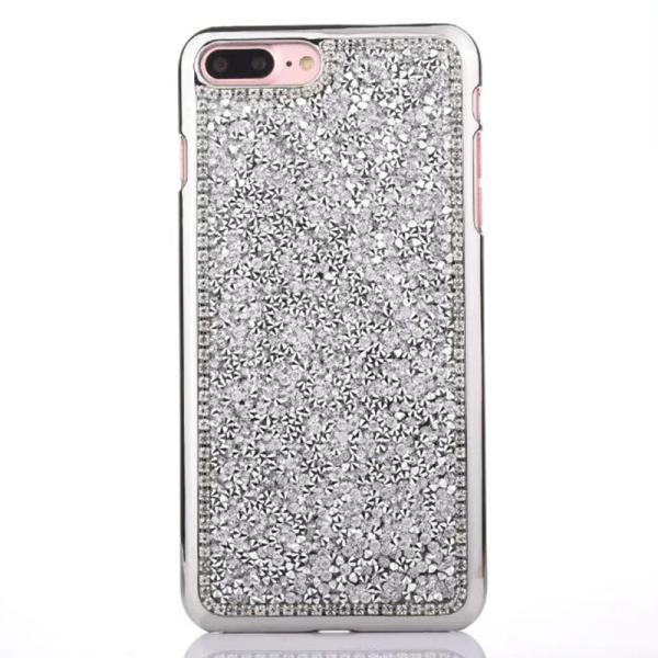 TPU Plating Glitter Jelly Color Pasted Back Cover Cell Phone Case For iPhone 7 6s Plus